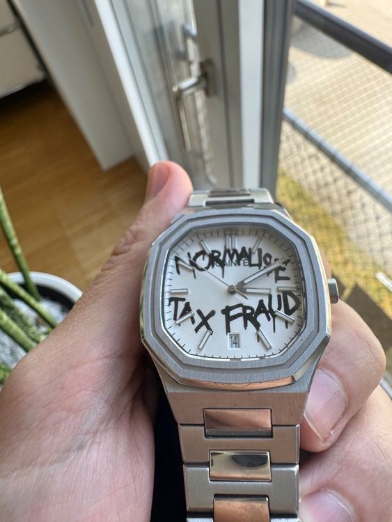 Orologi: CAINTÉ - NORMALIZE TAX FRAUD - UHR – Usato da Münchwilen TG venduto da Androxid 4