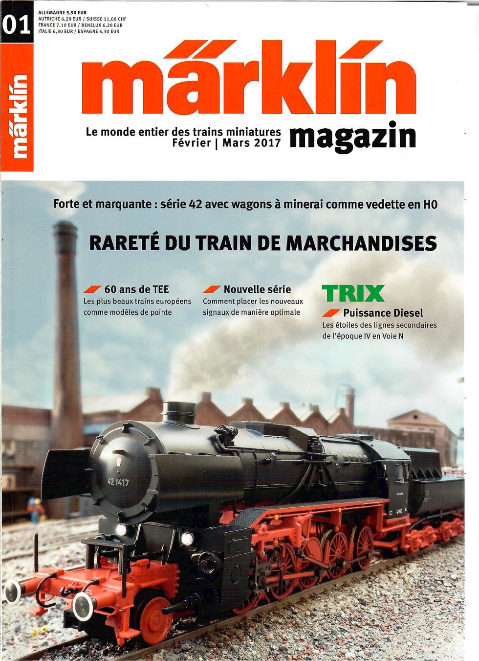 Riviste & Magazine: Märklin magazin 2017 – Usato da Villars-Burquin venduto da Rodjeurs