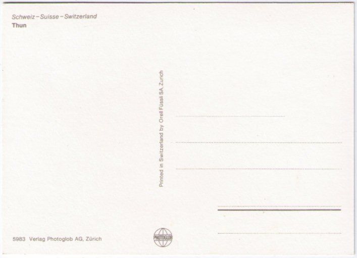 Cartes postales: Thun - 4 Bild AK – D'occasion à Binningen par Mountainrider 1