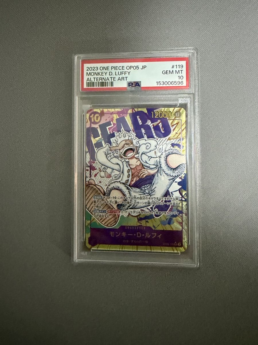 Bandai Cartes à collectionner: One Piece Monkey D. Luffy OP05-119 PSA 10 – Neuf (Voir description) à Niederhasli par tcgpoint