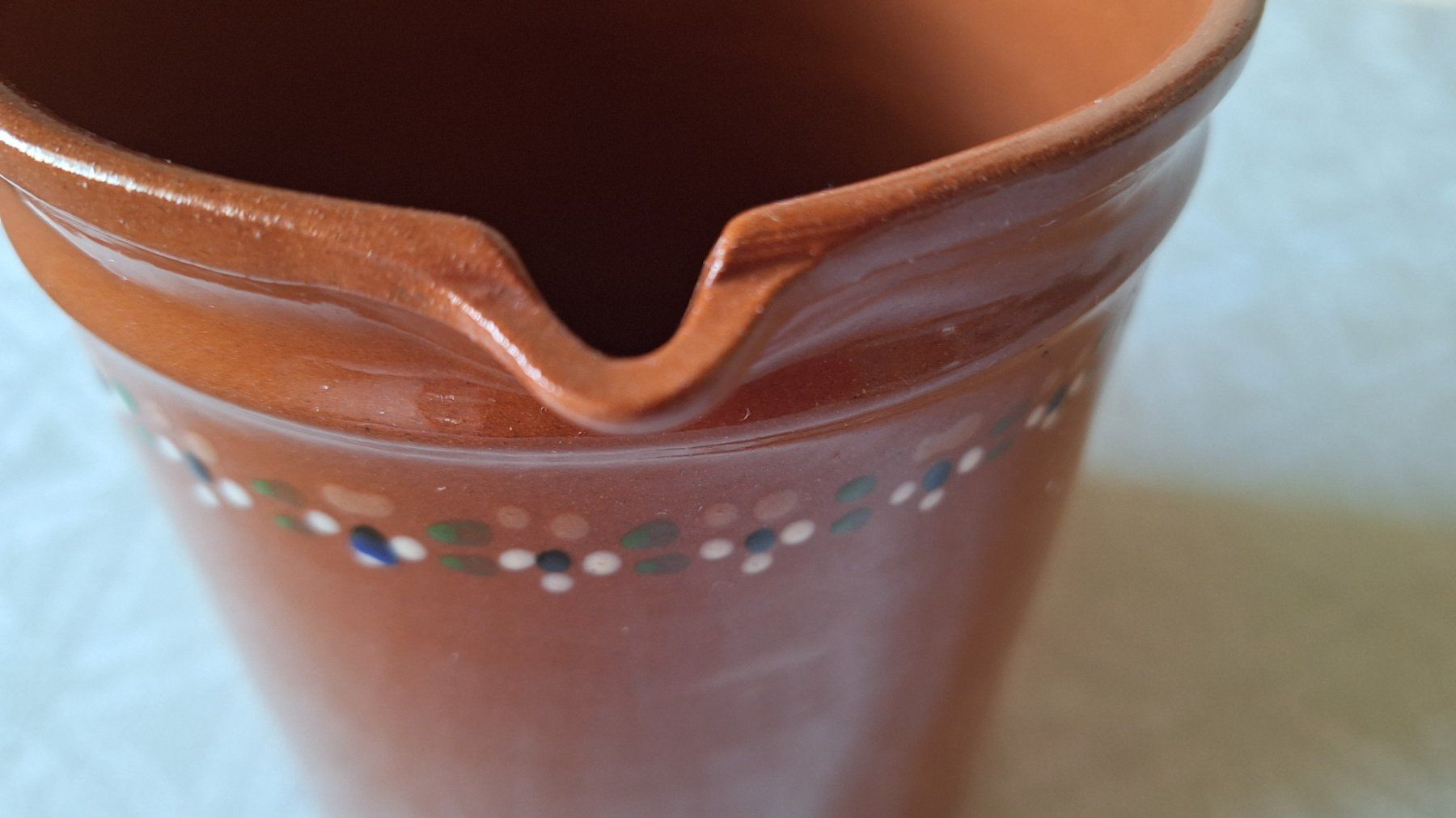 Teekannen: Vintage Tonkrug , Handarbeit – Gebraucht aus Dornach von majo8689 6