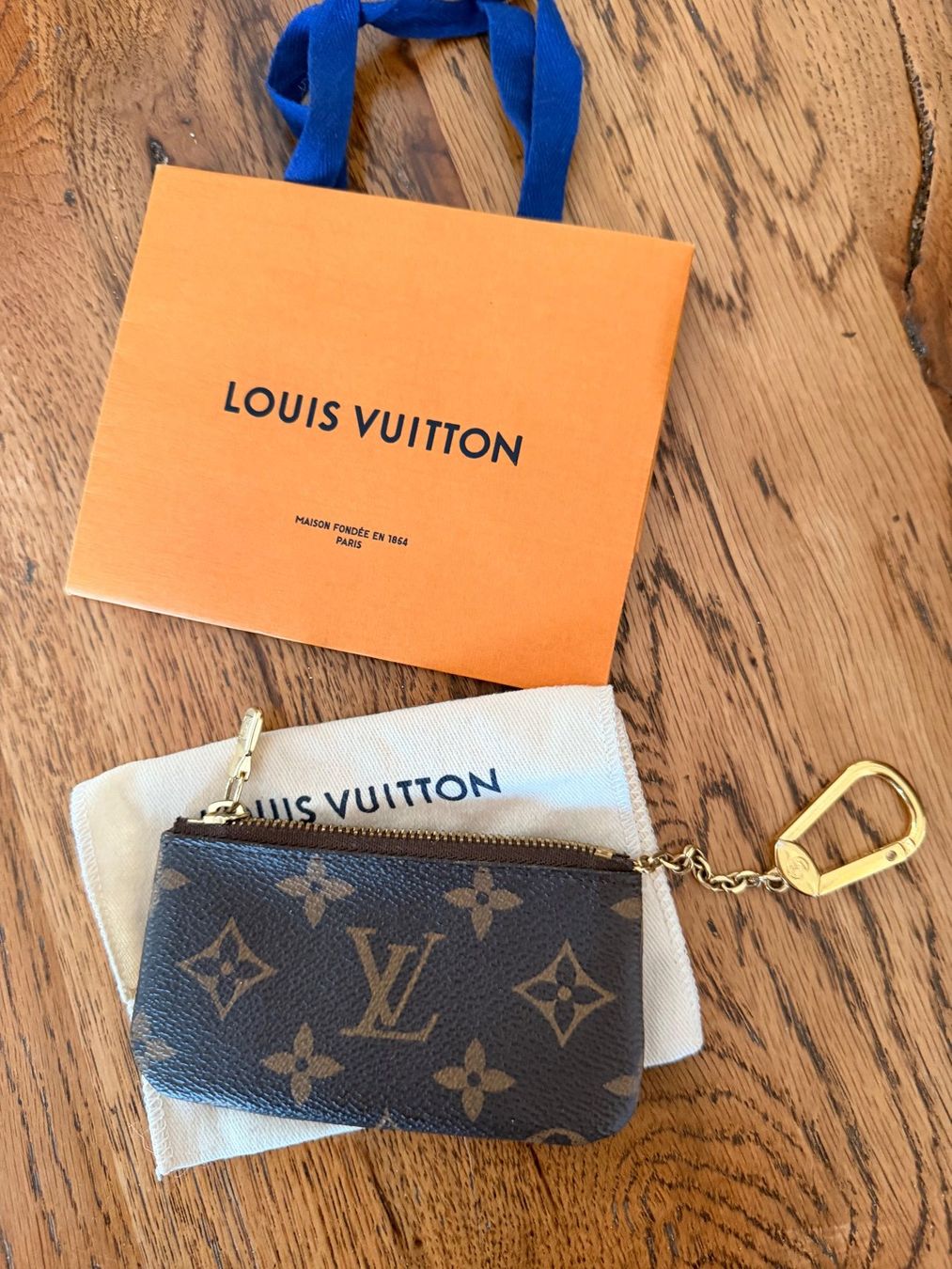 Portachiavi: Original Louis Vuitton Pochette Cle Monogramm/Kartenetui – Usato da Würenlos venduto da Ela_73