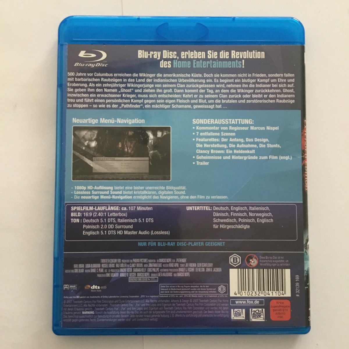 Tutti i DVDs: Pathfinder Fährte des Kriegers Blu Ray Neu Wertig – Nuovo (secondo la descrizione) da Blauen venduto da berlingo65 1