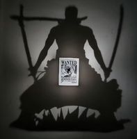 One Piece Wanted Poster/ Lampe