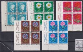 Q9) Pro Juventute 1963 4.Block ET Vollstempel und Eckrand