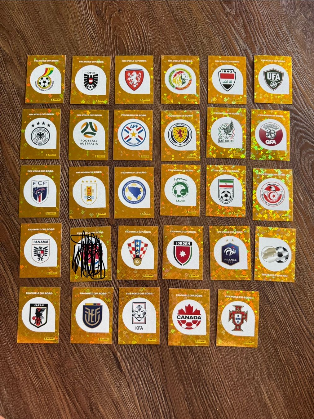 Panini Carte collezionabili: Panini Wappen WM 2026 28 Stk. – Nuovo (secondo la descrizione) da Wolfhausen venduto da lunaire01