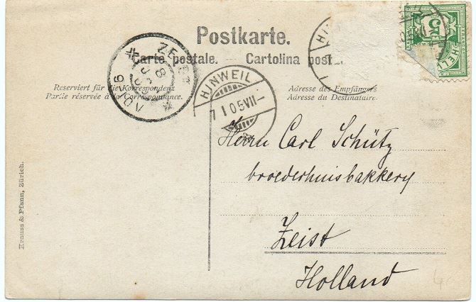 Cartes postales: HINWIL Girenbad – D'occasion à Jona par philajona 1