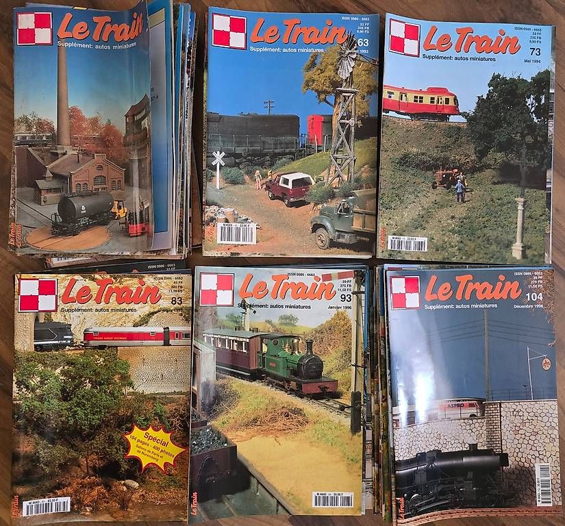Revues & Magazines: 6 lots de magazines de modélisme LE TRAIN – D'occasion à Lignières par grisoux41 2