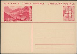 1934 - Bildpostkarte - Postauto - Klausen Pass - ungebraucht