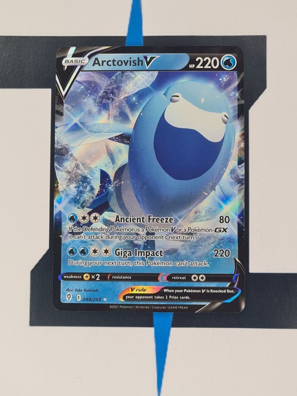 Pokémon Carte collezionabili: Arctovish V EVS048 EN NM – Nuovo (secondo la descrizione) da Basel venduto da Zadoys