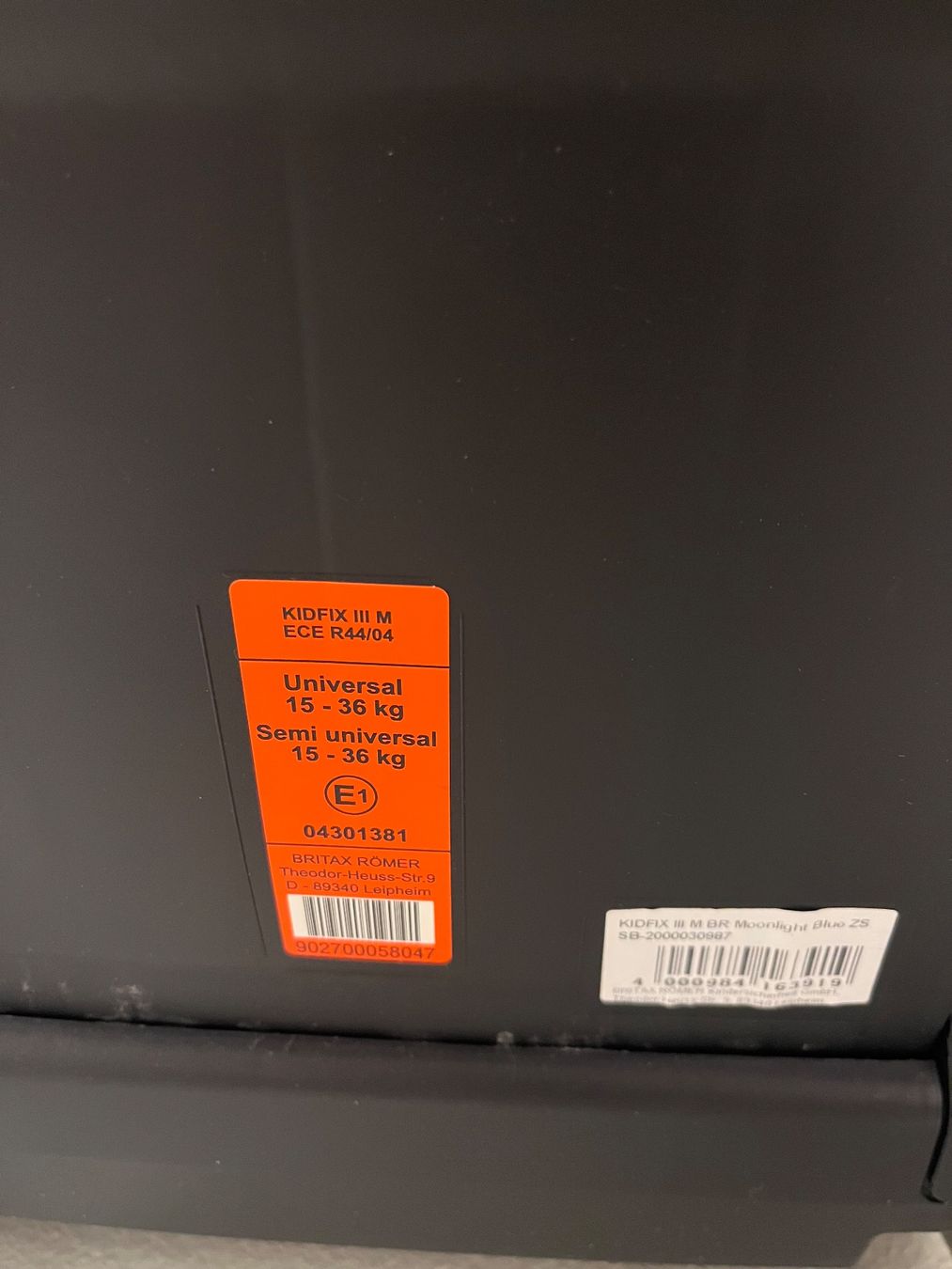 Britax Römer Seggiolini per auto: Kindersitz Britax Römer Kidfix III – Usato da Brugg AG venduto da D1979E 6