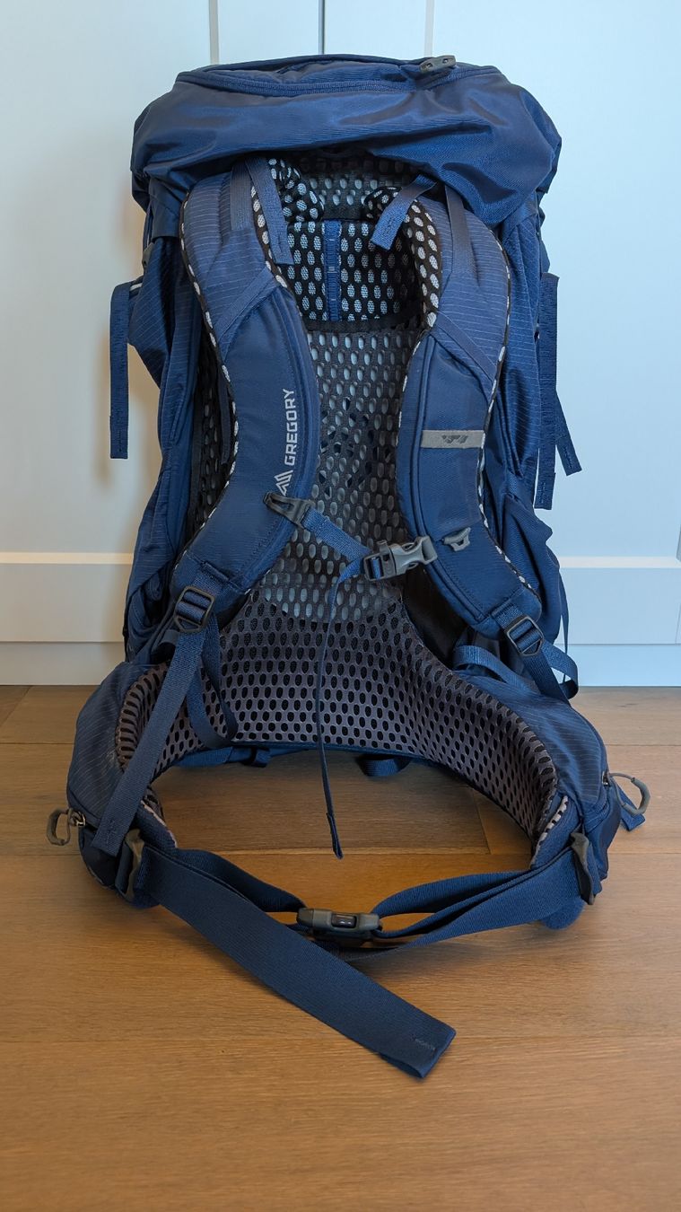 Gregory Zaini: Gregory Katmai 65L Trekkingrucksack Blau – Usato da Schmerikon venduto da speedi18 1
