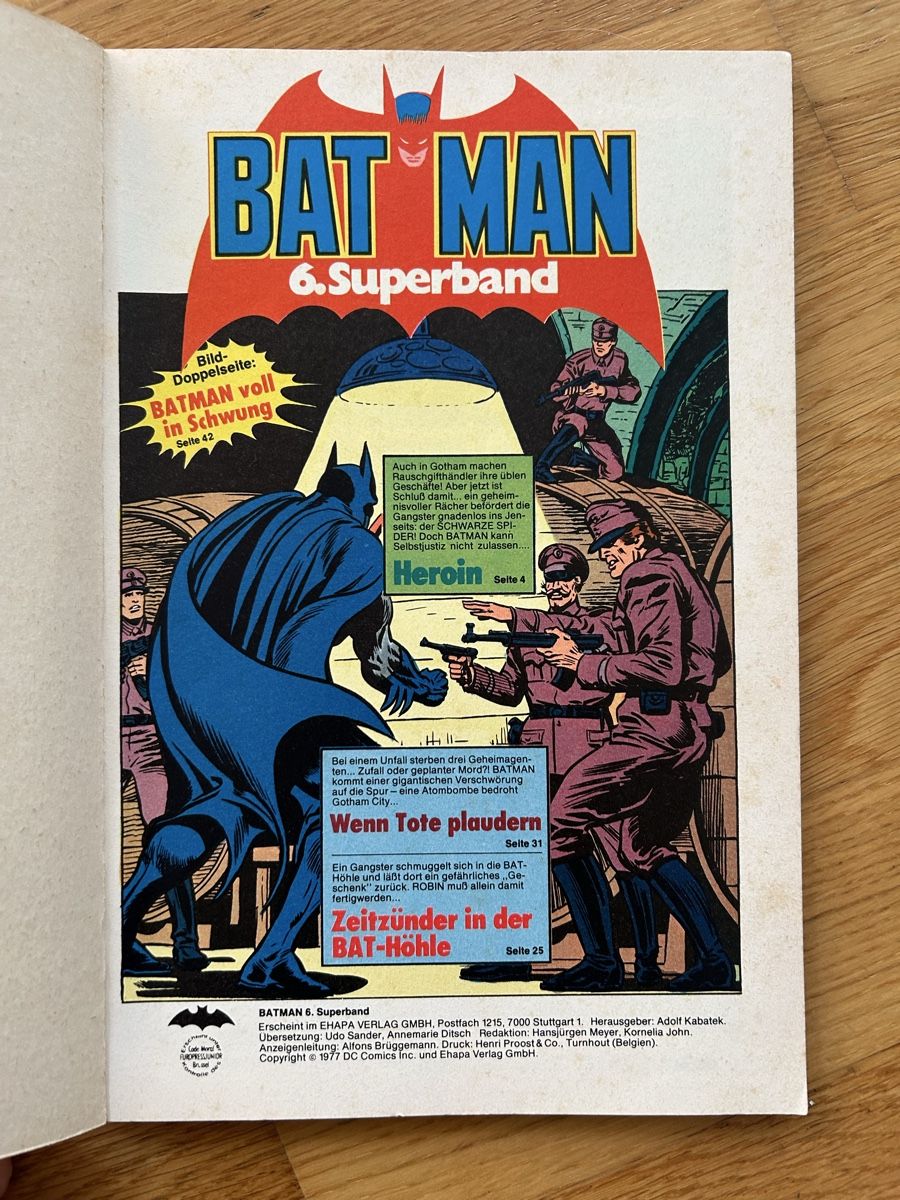 BD: Batman 6. Superband. 1977 – D'occasion à Urtenen-Schönbühl par chriswaddle 1