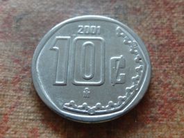 MEXIQUE   10  Centavos  2001  Amérique-Sud
