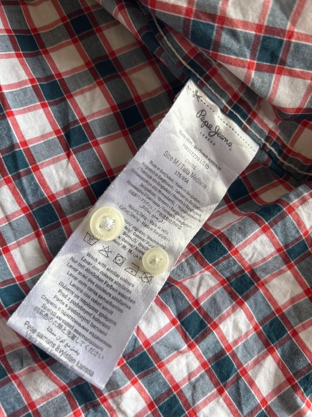 Pepe Jeans Hemden: Hemd Pepe Jeans Karomuster Grösse M – Gebraucht aus Biel-Benken BL von Ddrummer 2