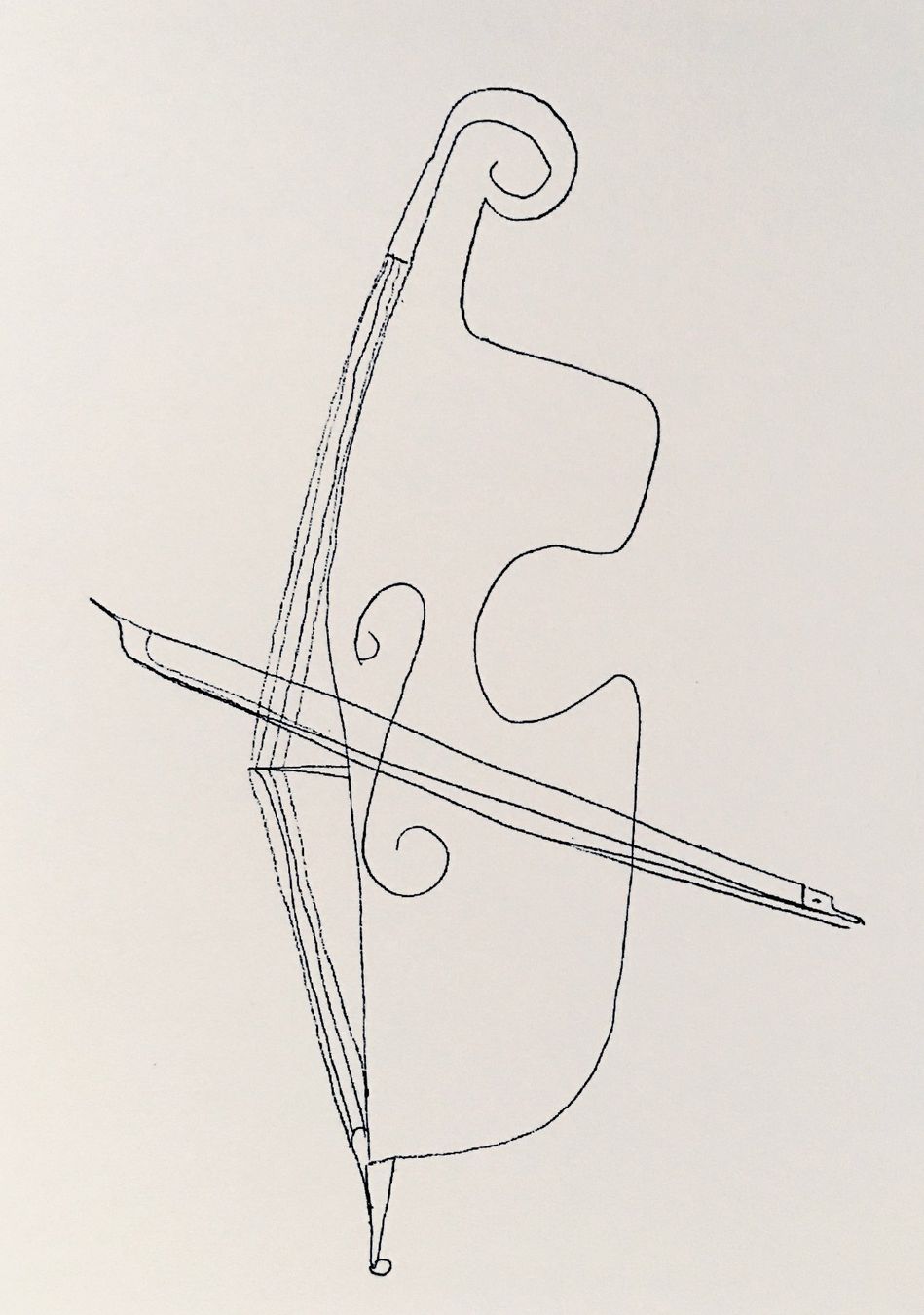 Grafica & Litografie: Paul Klee  "Geige und Bogen" Druck – Usato da Nennigkofen venduto da juhit