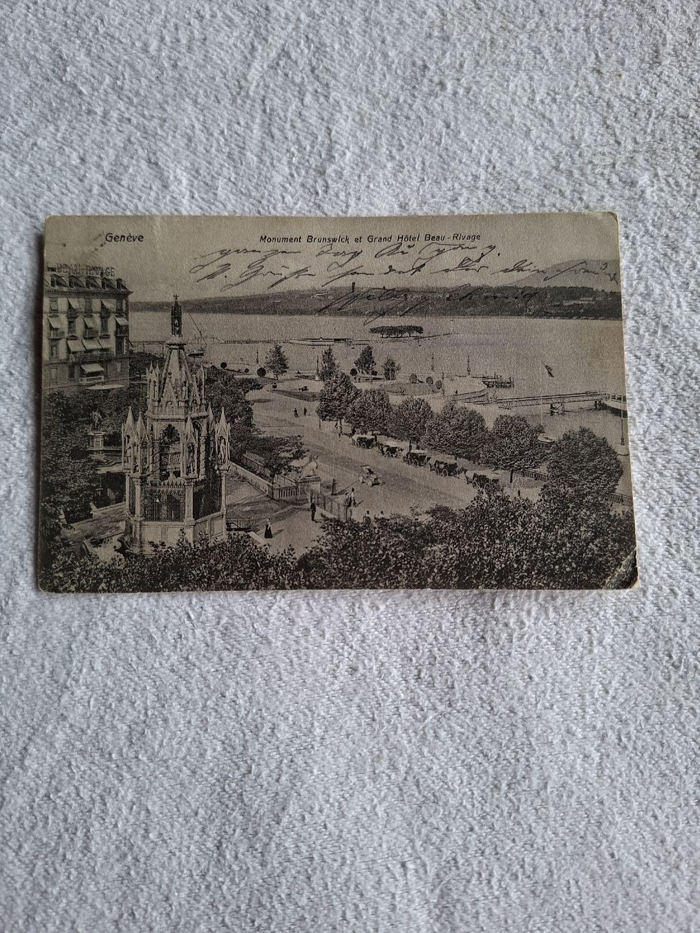 Cartoline postali: antike Ansichtskarte Geneve 1909 – Usato da Lohn-Ammannsegg venduto da schwerti53