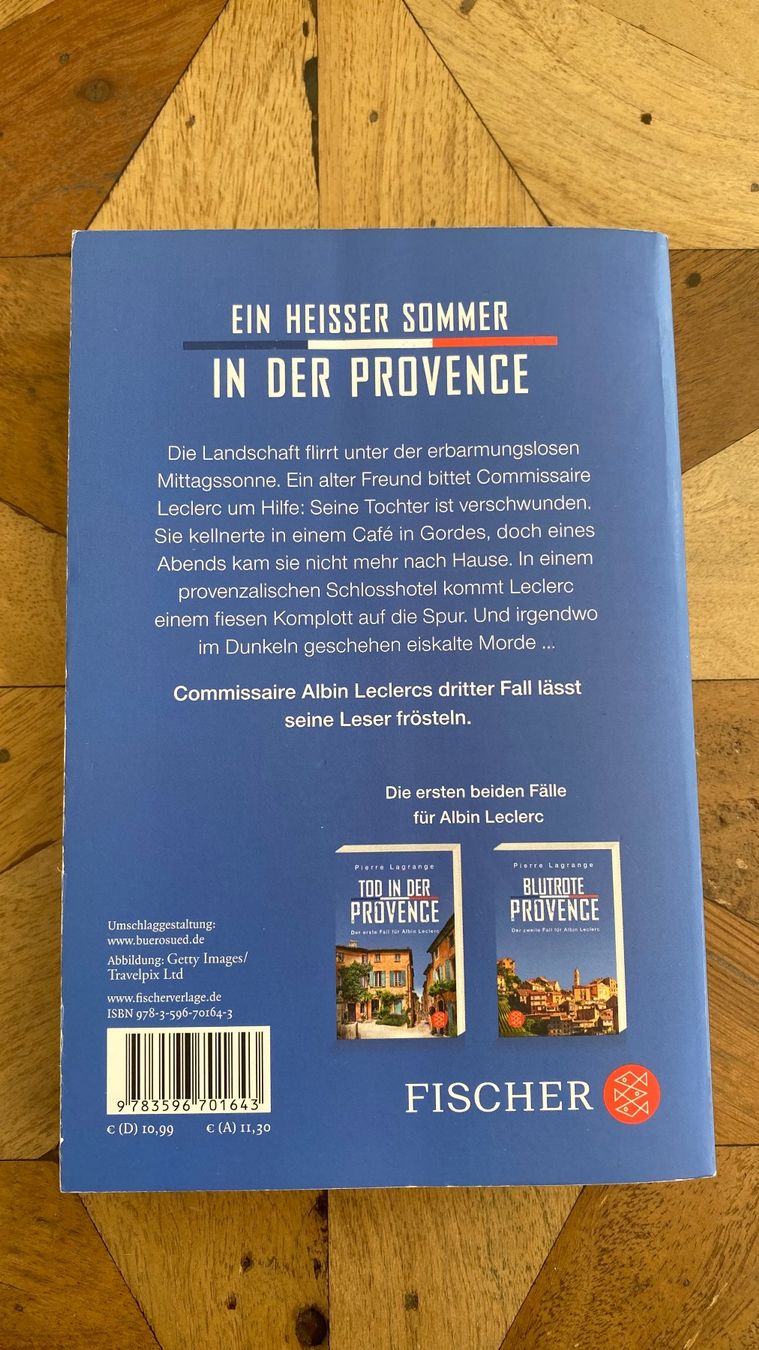 Libri: Mörderische Provence Pierre Lagrange Buch – Usato da Stadel b. Niederglatt venduto da sandart 1