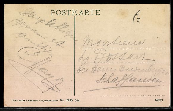 Cartoline postali: AK St. Gallen, Wildeggstrasse mit Wohnhäusern – Usato da Berlin venduto da bartko-reher 1