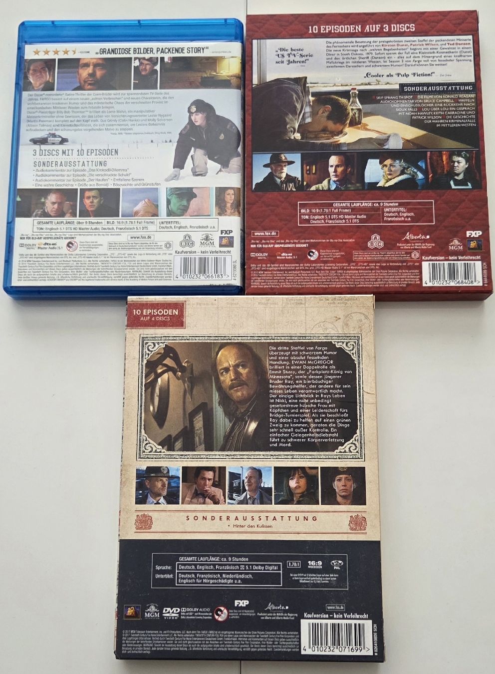 Alle DVDs: Fargo 1-3. Staffel – Gebraucht aus Zufikon von lakotassu 1