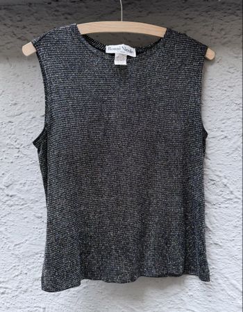 vintage Ronni Nicole Oberteil glitzer Grösse M