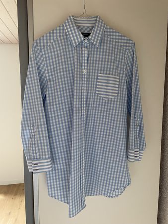 GANT Bluse, hellblau/weiss kariert, 34, neuwertig 48