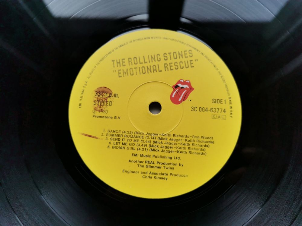 The Rolling Stones - Emotional Rescue I 80 + Poster (Gebraucht) in ...