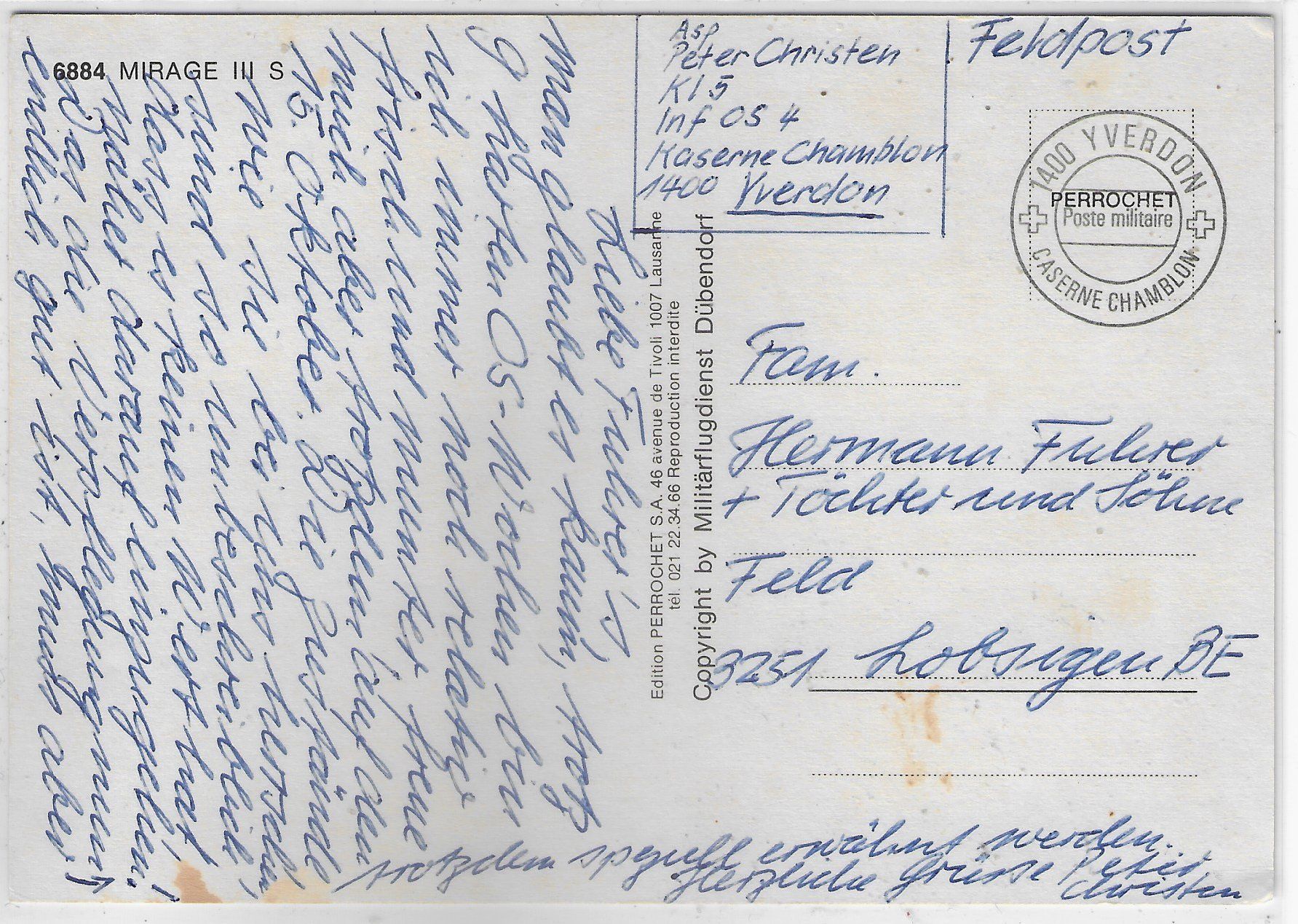 Cartes postales: Mirage III S – D'occasion à Ettingen par Kartenplanet 1
