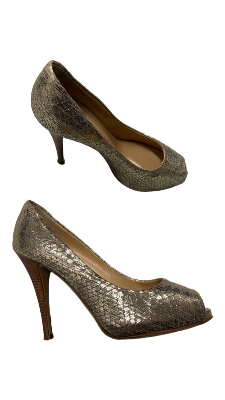 Zanotti Scarpe da donna: Giuseppe Zanotti Pumps Gold Gr. 37.5 Python Optik 11cm Leder – Nuovo (secondo la descrizione) da Regensdorf venduto da secondchancefashion 5