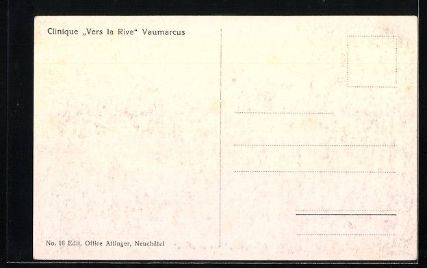 Cartes postales: AK Vaumarcus, Clinique Vers la Rive – D'occasion à Berlin par bartko-reher 1