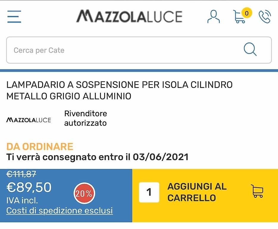 Lampadari & plafoniere: Lampada sospensione cucina per isola  – Usato da Camorino venduto da giu_spa89 3
