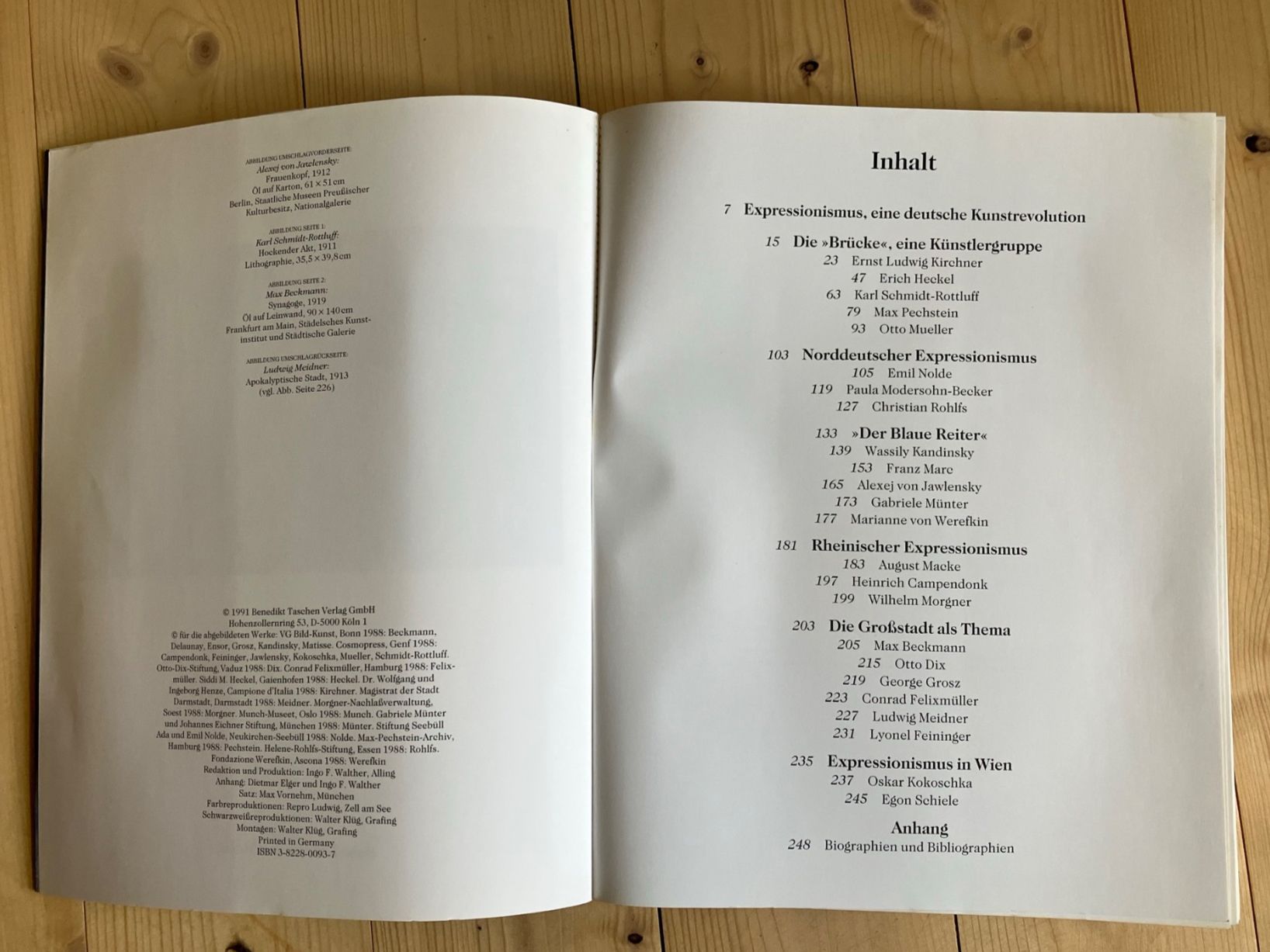 Libri: Buchband Expressionismus – Usato da Obermumpf venduto da globiroger 1