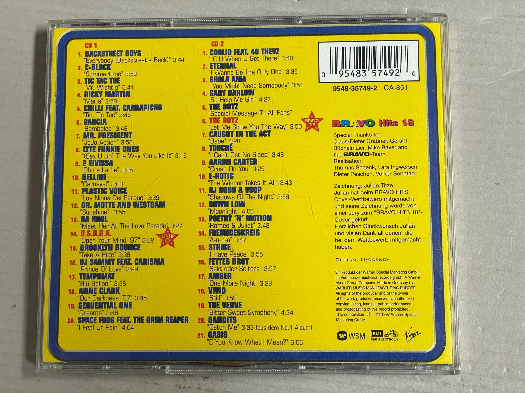 CD: Bravo Hits 18 – Usato da Muri b. Bern venduto da AdidasCollector 1
