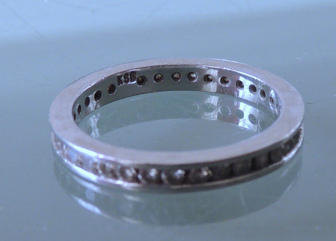 Anelli: Silber 925 Allianzring Fingerring Gr. 56 – Usato da Waldenburg venduto da schaller707