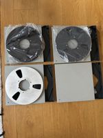3x Revox NAB Alu Spulen - 4x passende Box