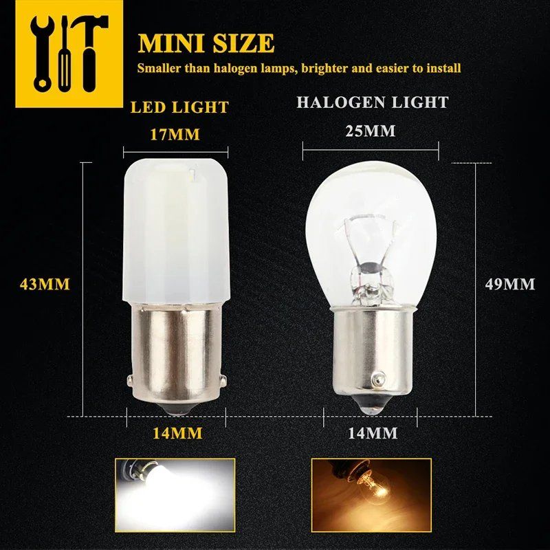 Tutti pezzi di ricambio auto: P21W LED bulbs in white – Nuovo (secondo la descrizione) da Allschwil venduto da d.genchev 2