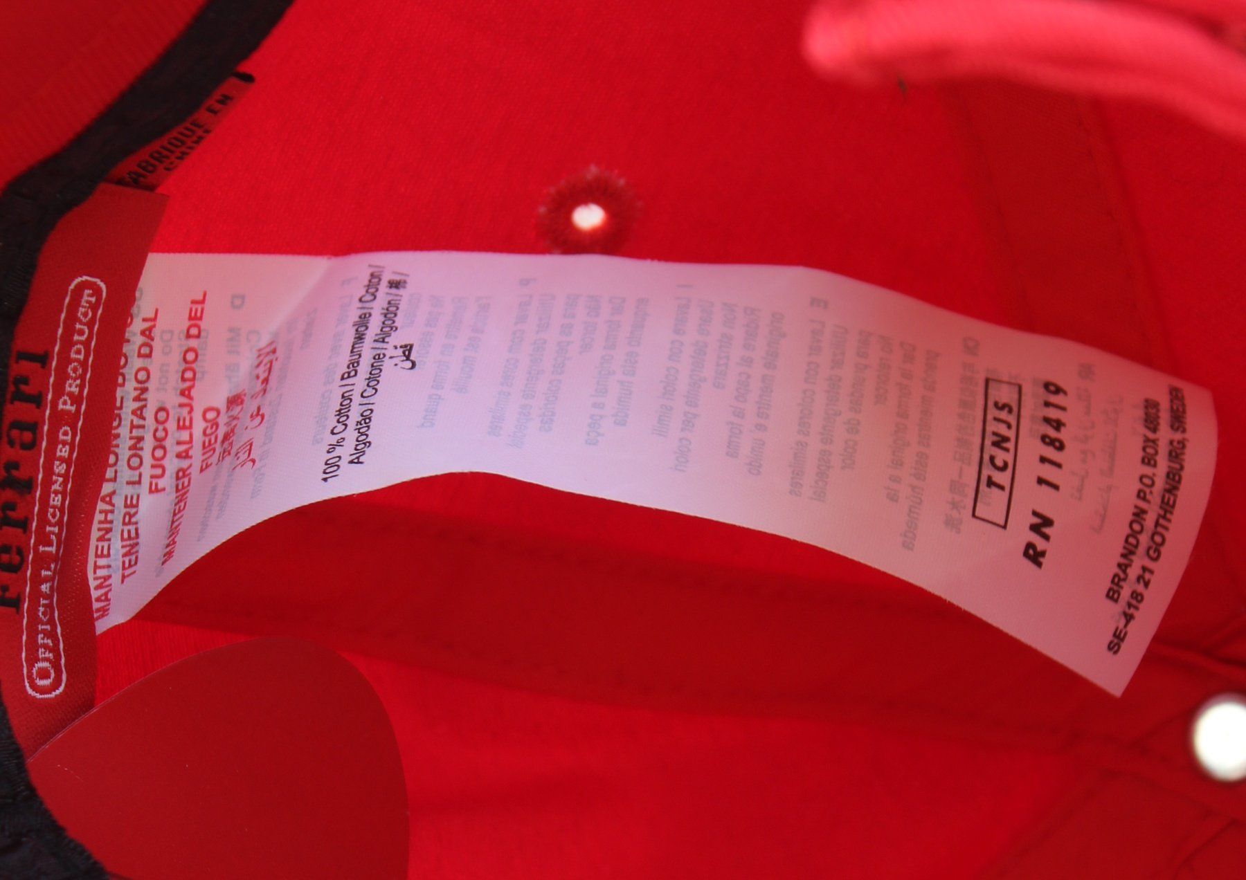 Copricapi, berretti & cappellini: Ferrari Hut Classic Cap Baumwolle mit Etikette – Nuovo (secondo la descrizione) da Zürich venduto da Auctionata 2