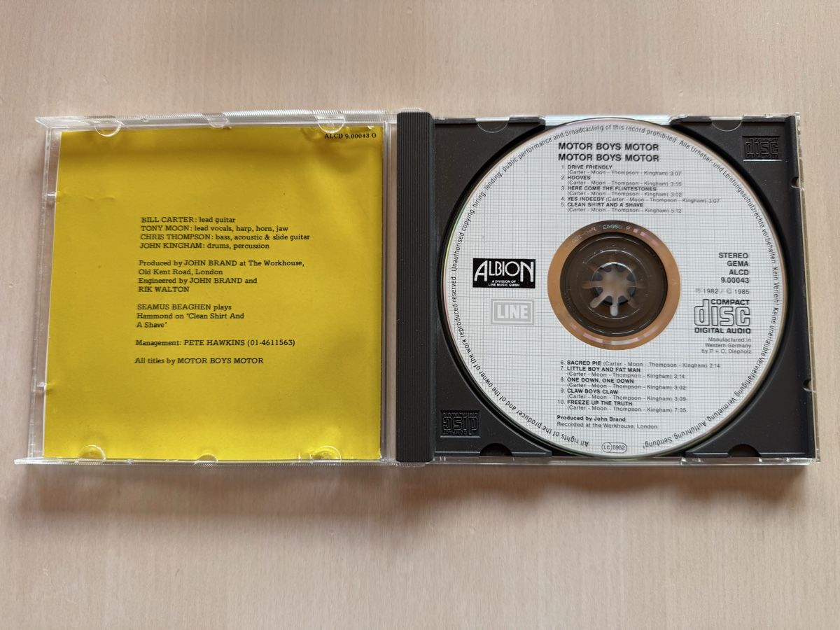 CD: Motor Boys Motor CD  1982! – Usato da Oberried Brienz venduto da Chyara 2
