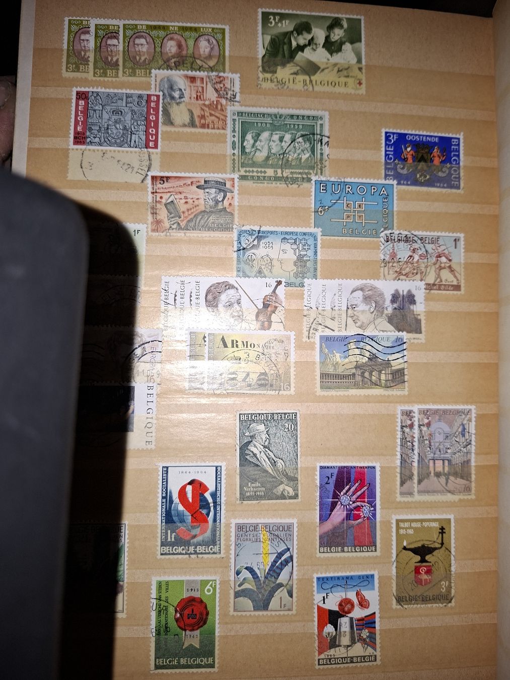 Alle Briefmarken: Briefmarkensammlung Belgien  – Gebraucht aus Balgach von SIMEON27 2