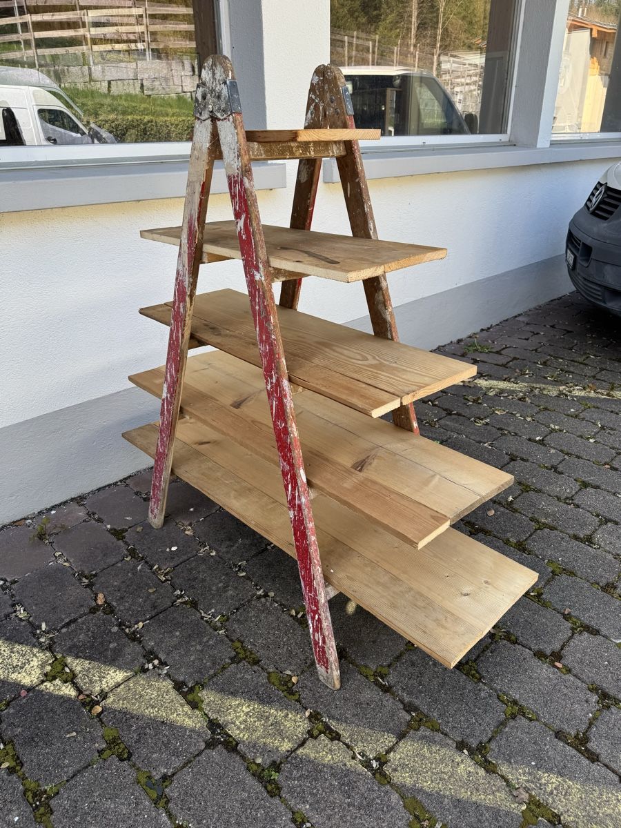 Scale: Bockleiter als Blumenständer – Usato da Gränichen venduto da onkel_xxl 5
