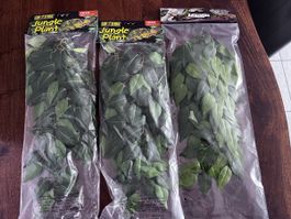 3x Jungle Plant Ranken für Terrarium Deko Neu 