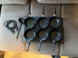 Wok Party Set mit 6 Pfännchen