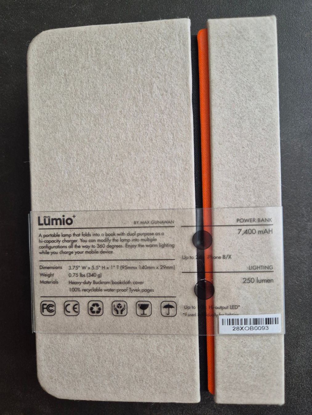 Lampade: Mini Lumio + noir/orange – Nuovo (secondo la descrizione) da Genève venduto da Chris044 5