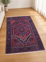 Orientteppich dunkelrot - 80 x 115cm