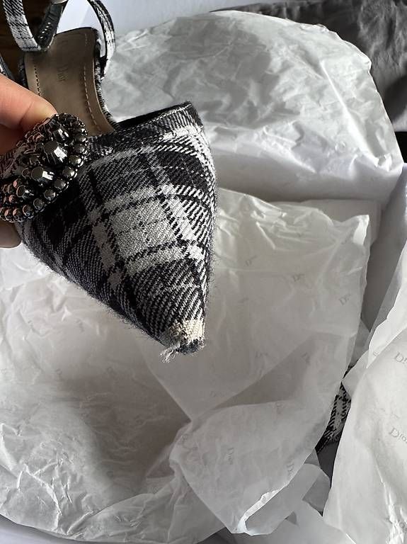 Scarpe da donna: Dior Plaid Kitten Heels – Usato da Zollikerberg venduto da sop_p82l 3