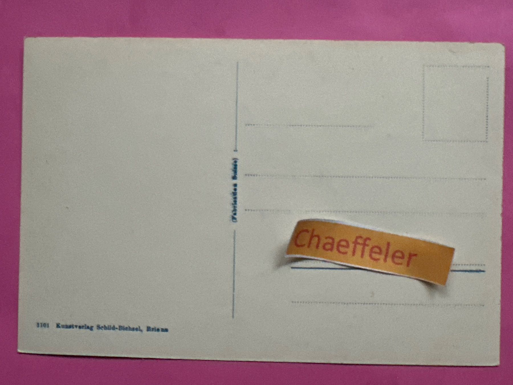 Cartes postales: Interlaken – D'occasion à Zürich par Chaeffeler 1