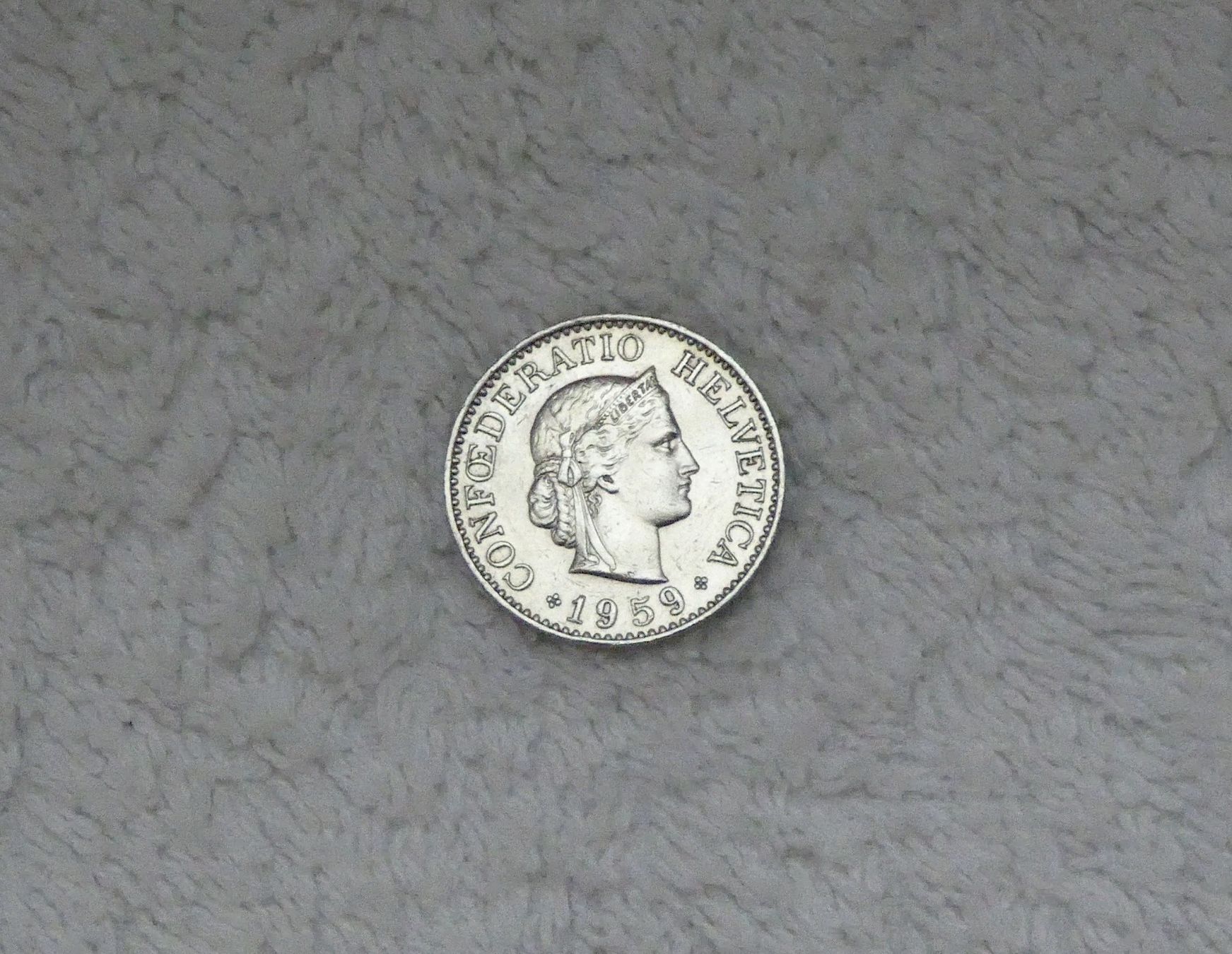 Tutti le monete: 10 centimes/rappen 1959 – Usato da Nyon venduto da Ilmi09
