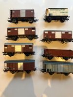 Huit wagons CFF , marchandises, H.0 courant alternatif