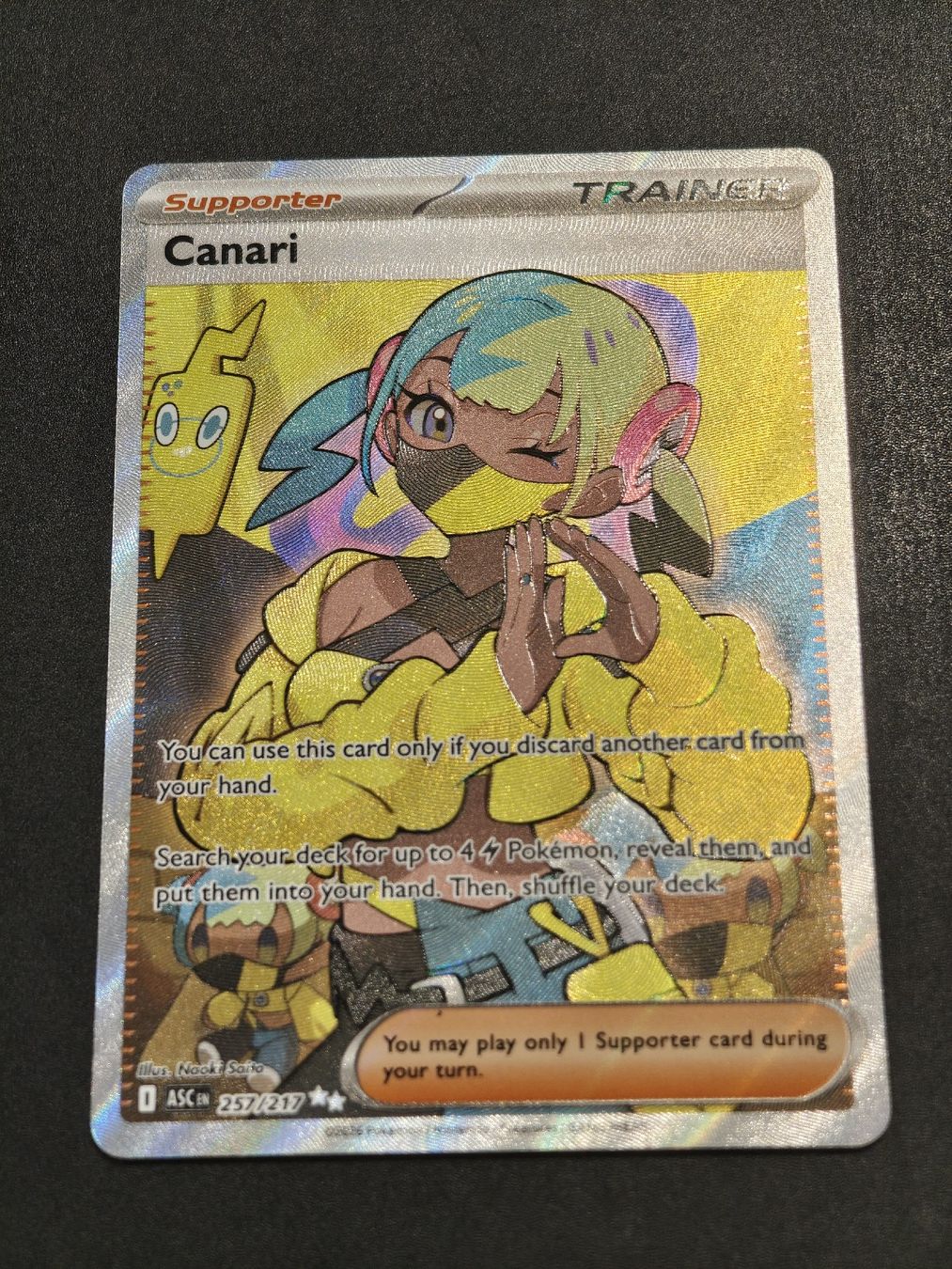 Pokémon Carte collezionabili: Canari Trainer ASC 257/237 EN – Nuovo (secondo la descrizione) da Therwil venduto da Cordachu_Trade