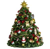 Mechanische Spieluhr 15cm drehend Weihnachtsbaum mit Musik